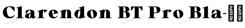 Clarendon BT Pro Bla字体转换